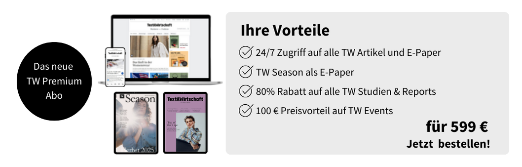 Ihre Vorteile
TW Season als E-Paper 
24/7 Zugriff auf alle TW Artikel und E-Paper
100 € Preisvorteil auf TW Events
80% Rabatt auf alle TW Studien & Reports 
für 599 €, Jetzt bestellen!